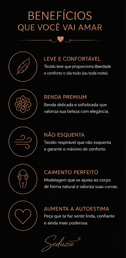 Camisola Victoria Premium Rendada | Queridinha das Europeias