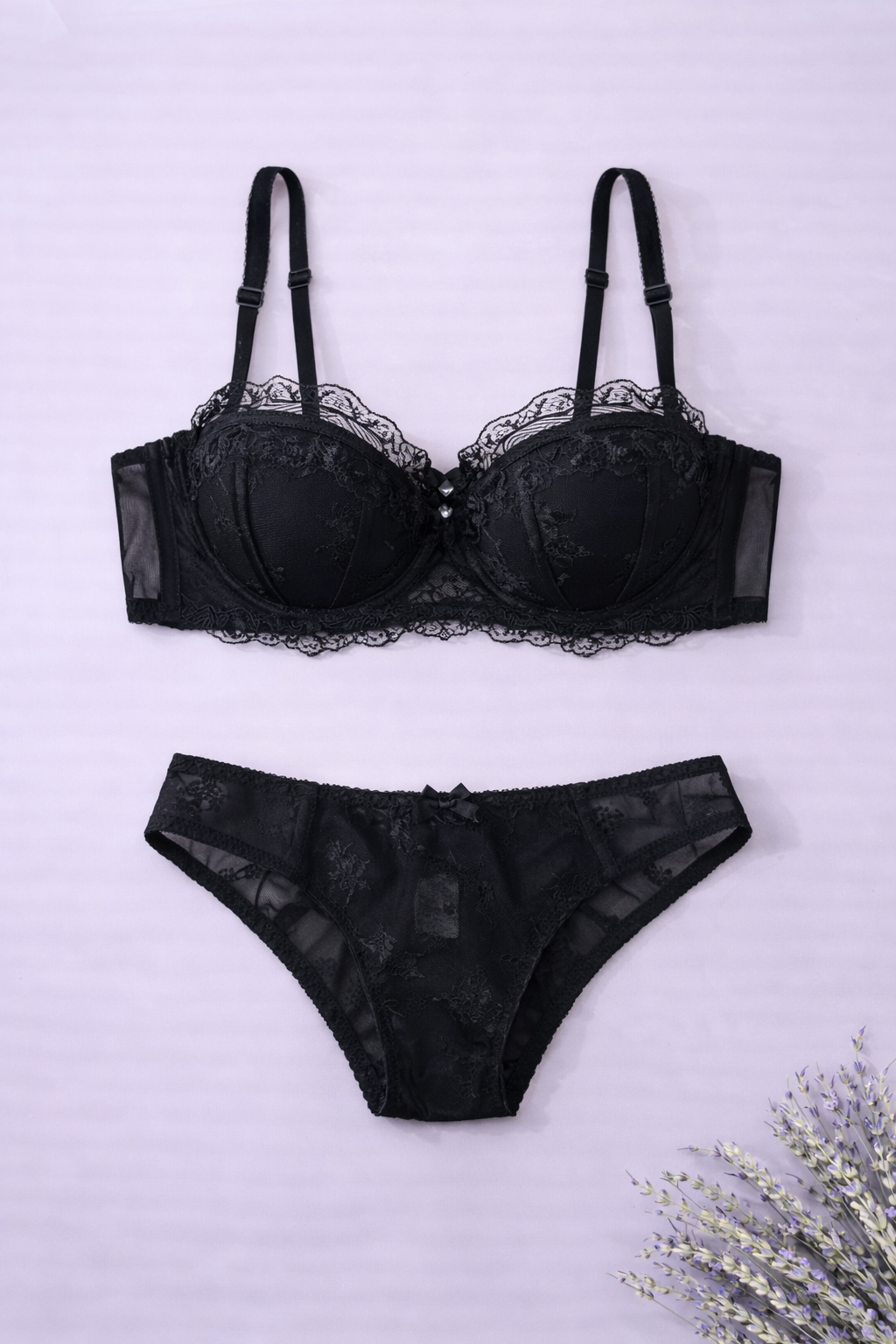 Lingerie de Renda Bordada