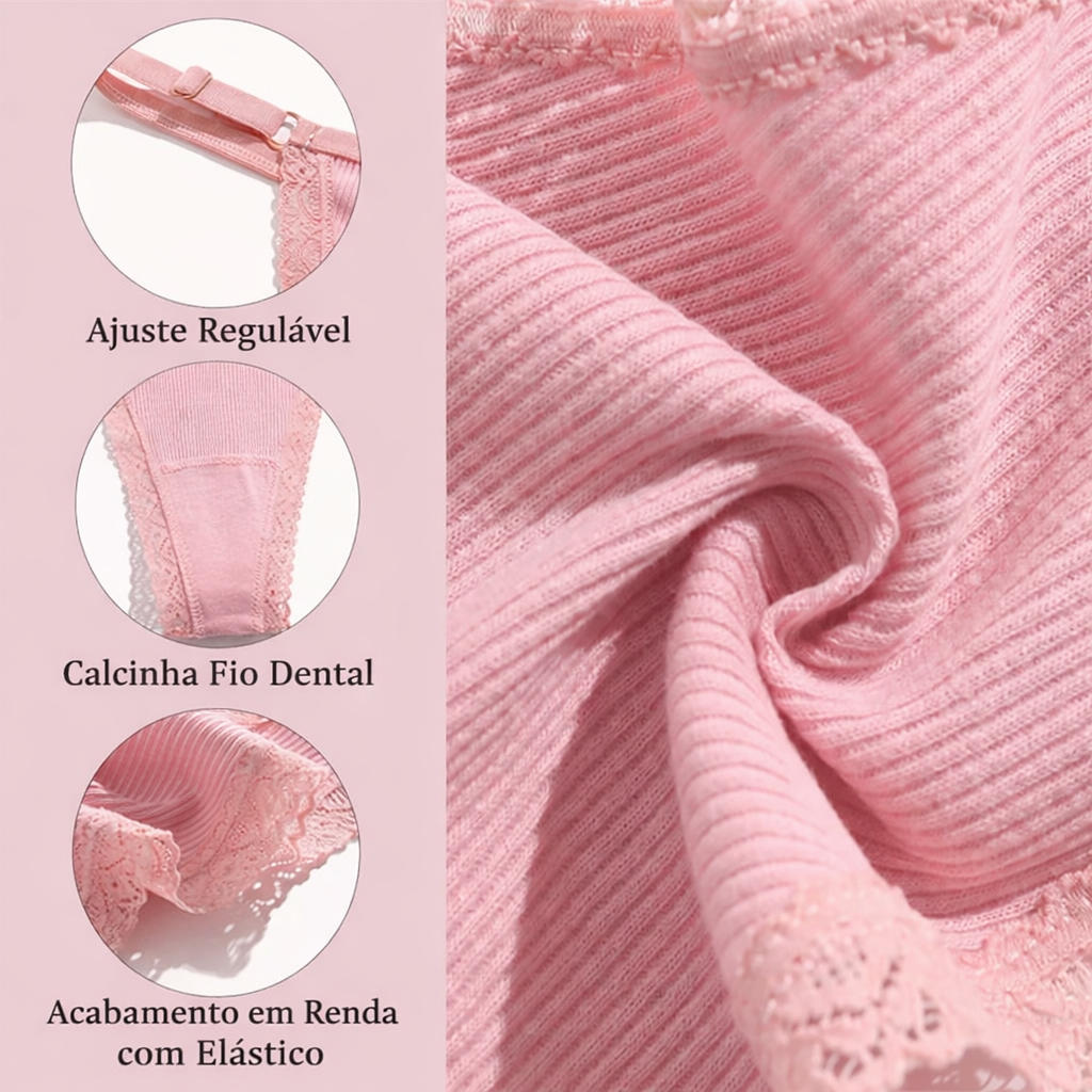 Combo 5 Pure Comfort, calcinhas fio.